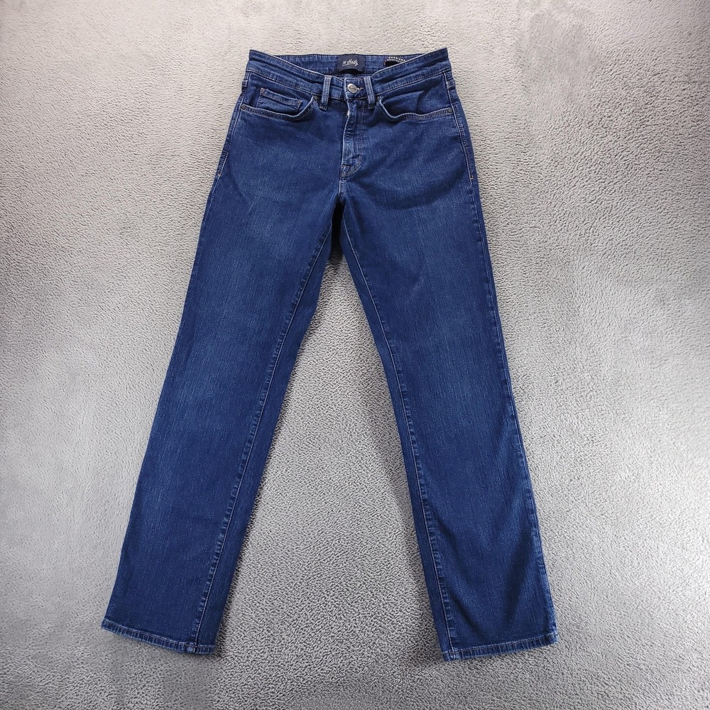 34 Heritage Jeans Mens 30x32 Blue Charisma Classic Straight Stretch Dark Wash
